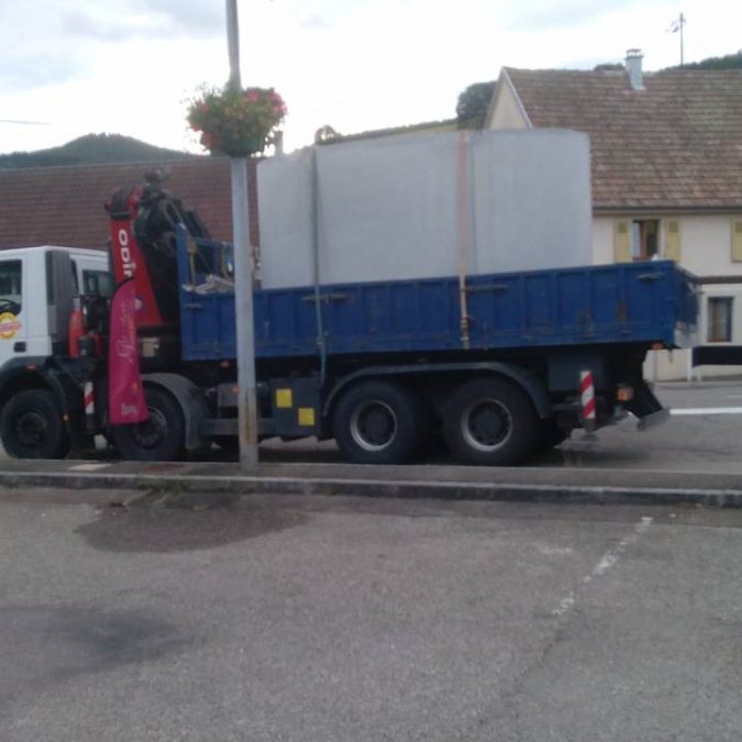 Installation d&#8217;une cuve eau de source 15 000 litres Guebwiller 1