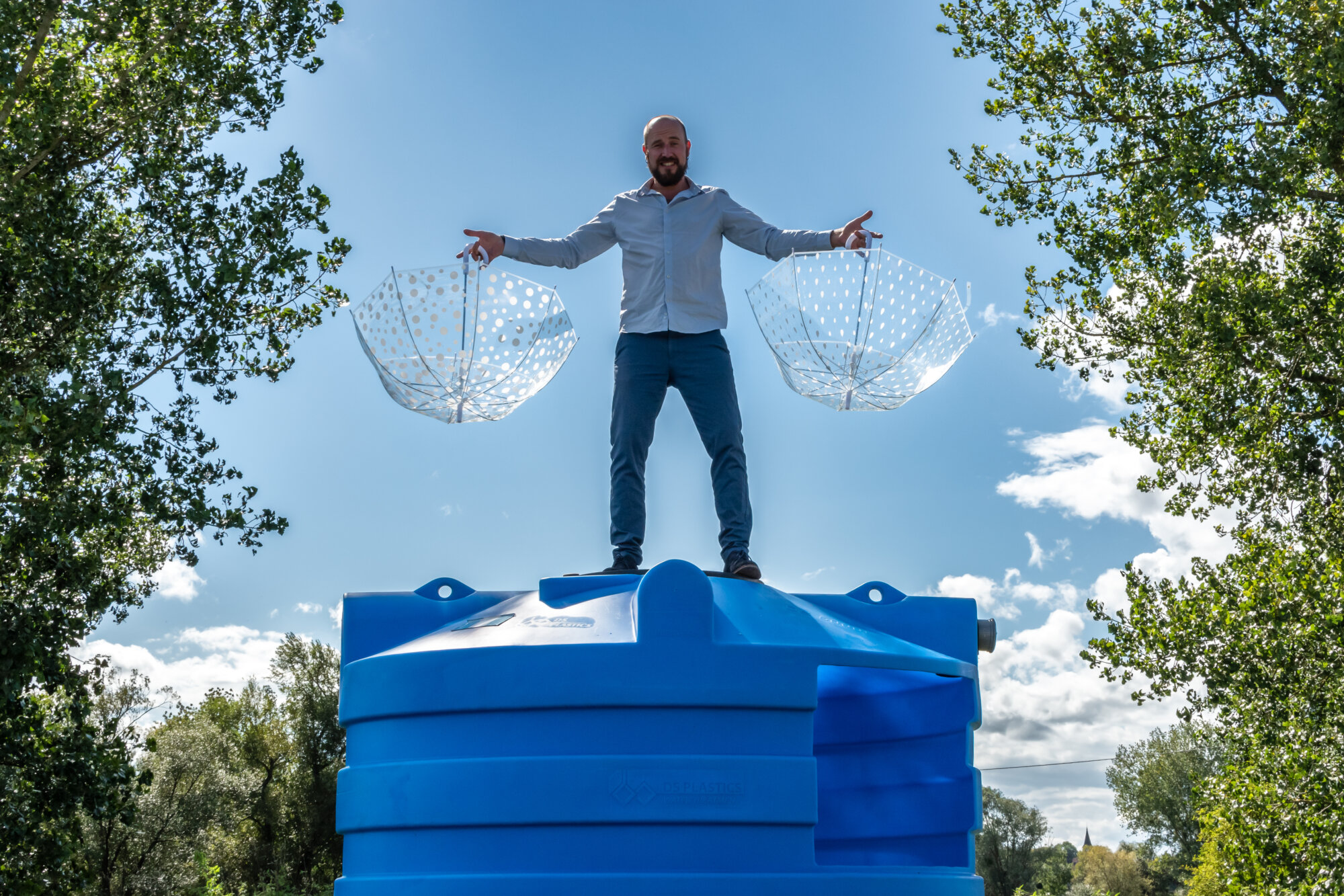 Récupérateur d'eau de pluie - Rustylefabricant en Alsace